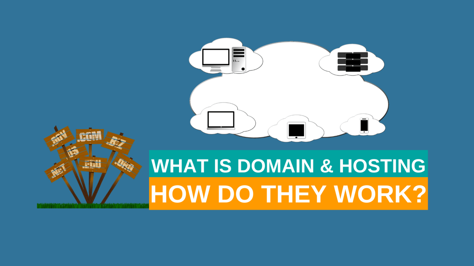 What is Website Domain Name & Hosting How Do They work