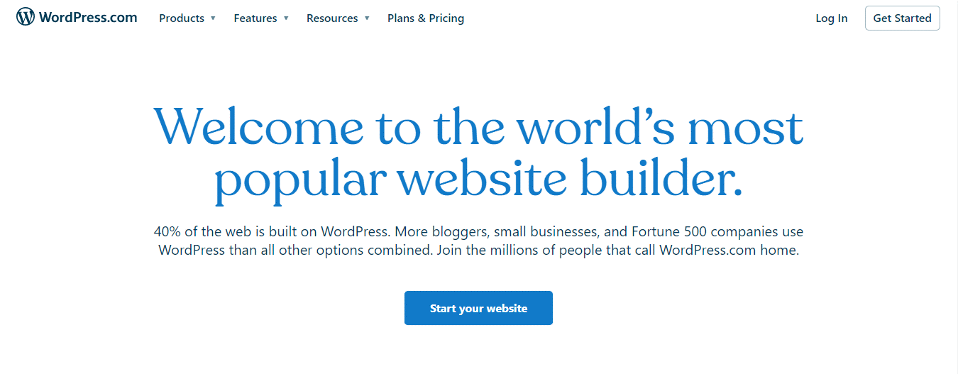 wordpress website builder