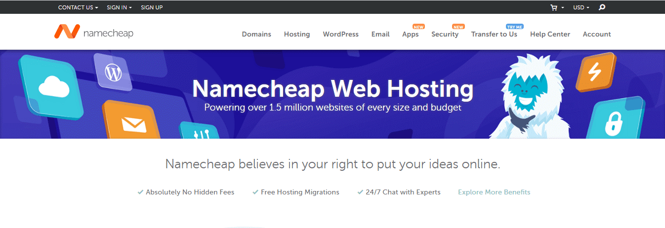 name cheap hosting