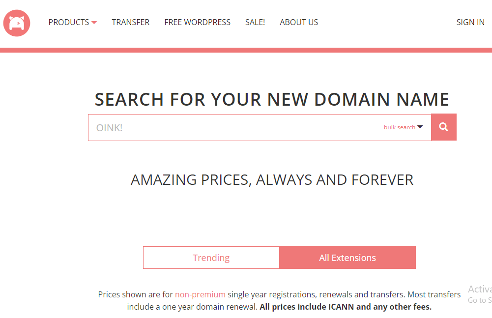 porkbun domain name