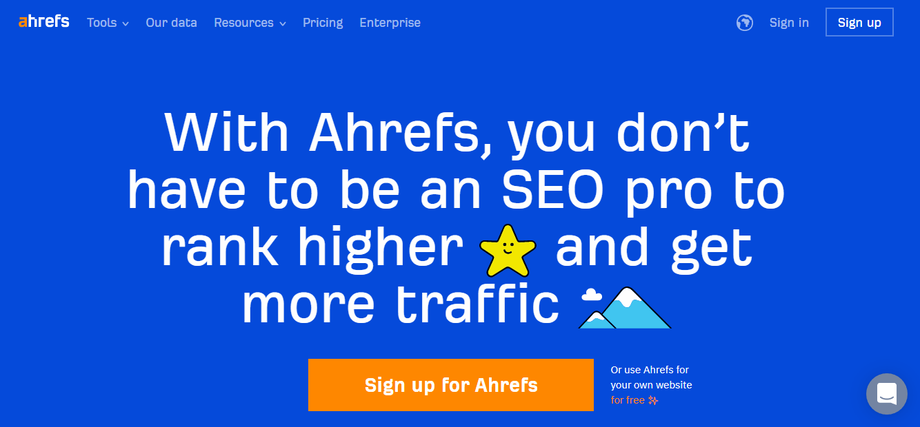 ahref Best Website Traffic Checker