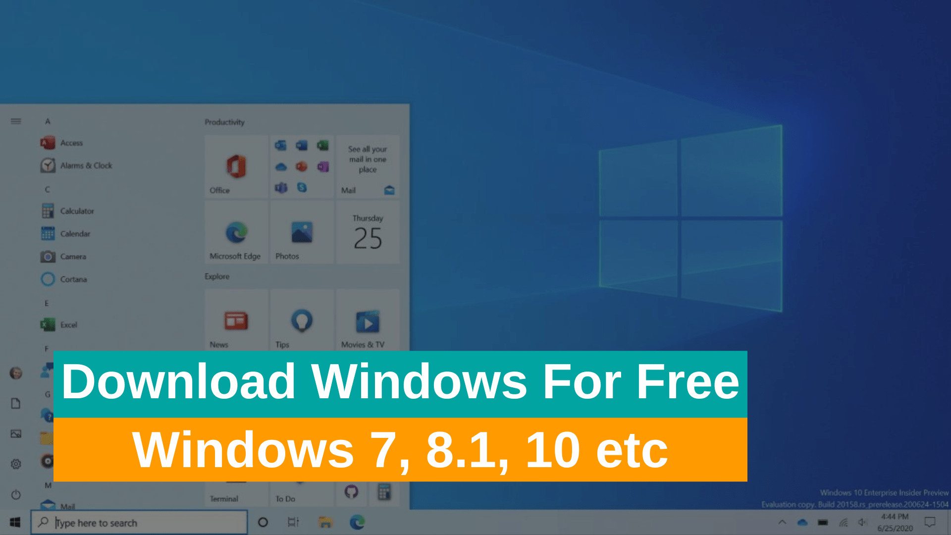 How To Download Windows For Free