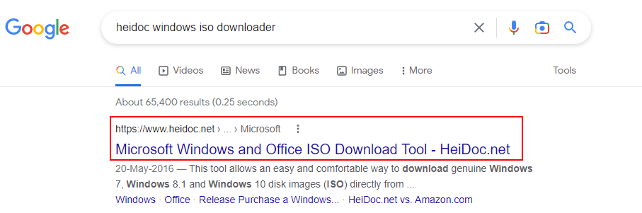 search heidoc windows iso downloader