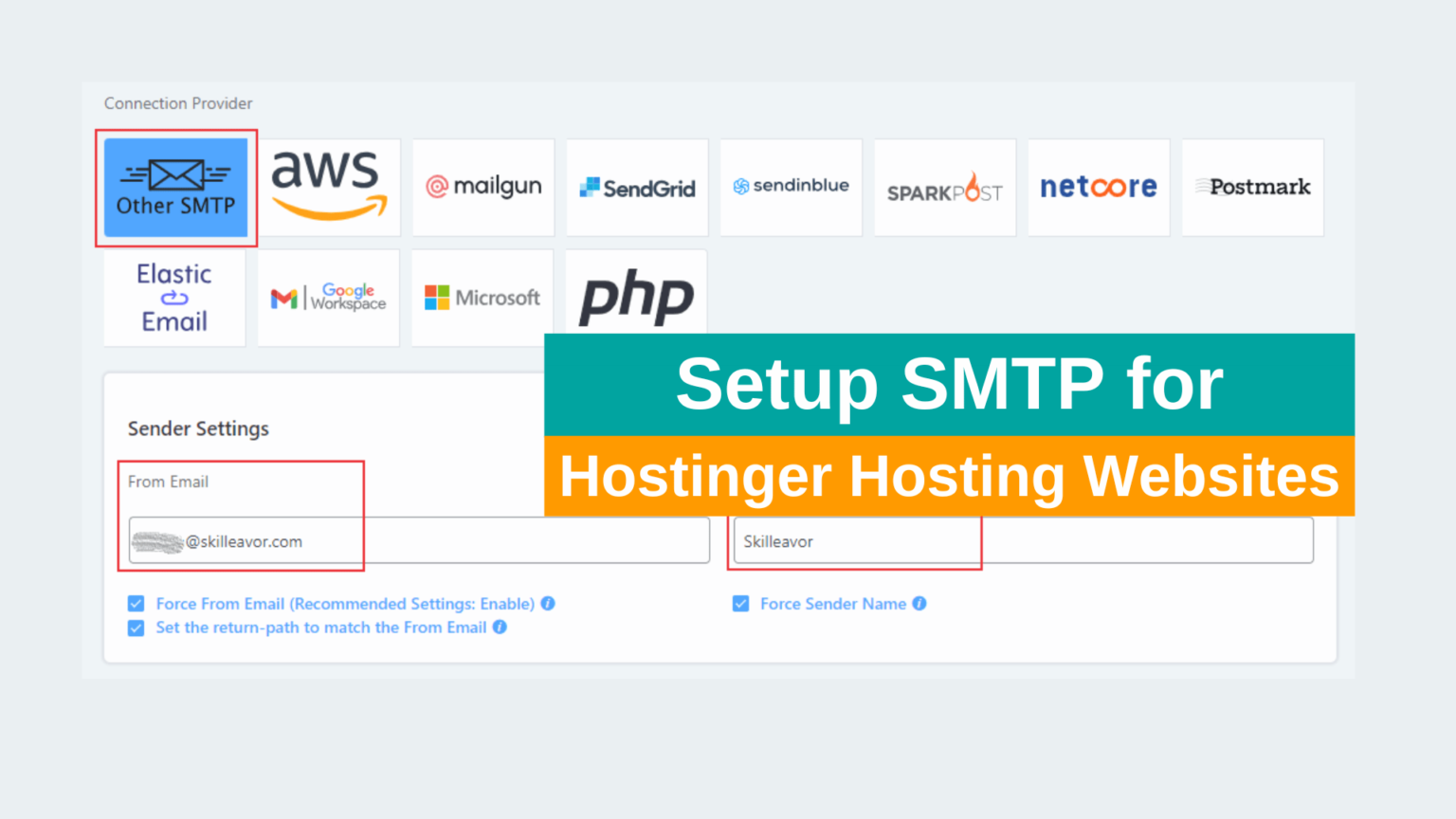 How to Setup SMTP for Hostinger Hosting Websites
