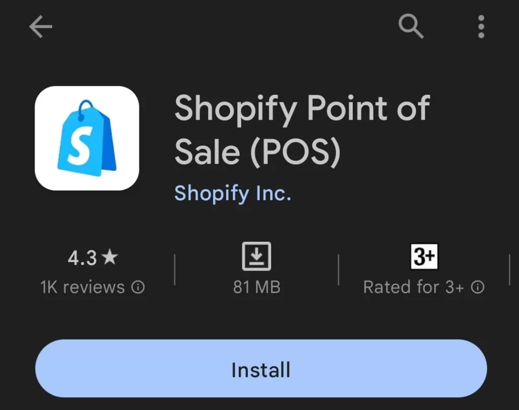 shopify pos app