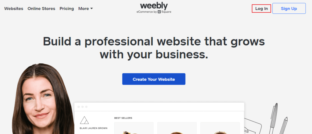 weebly main page weebly log in
